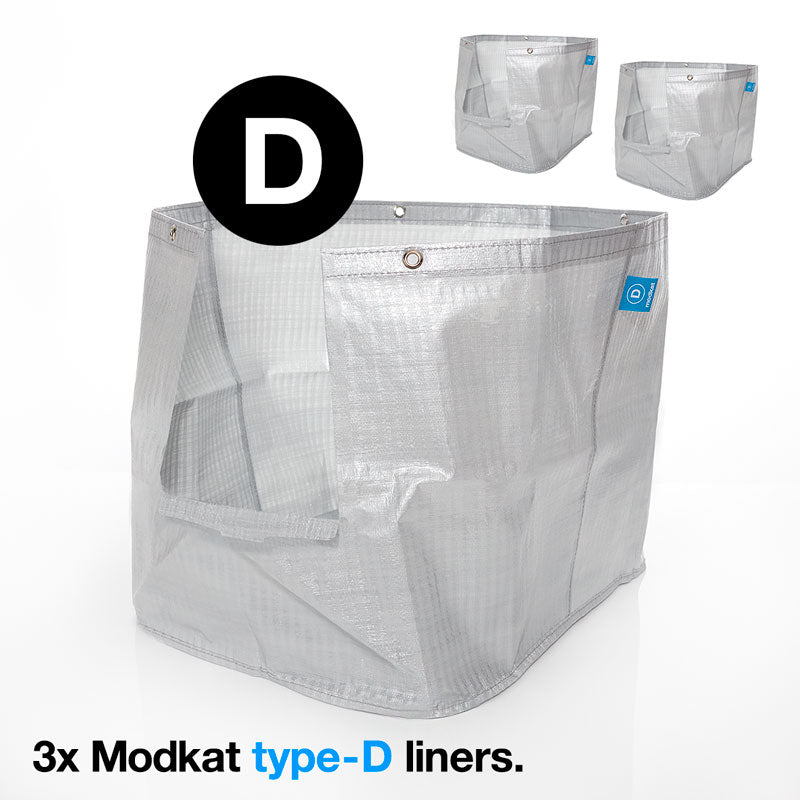 XL Front Entry Liners - Type D (3-pack) - Modkat