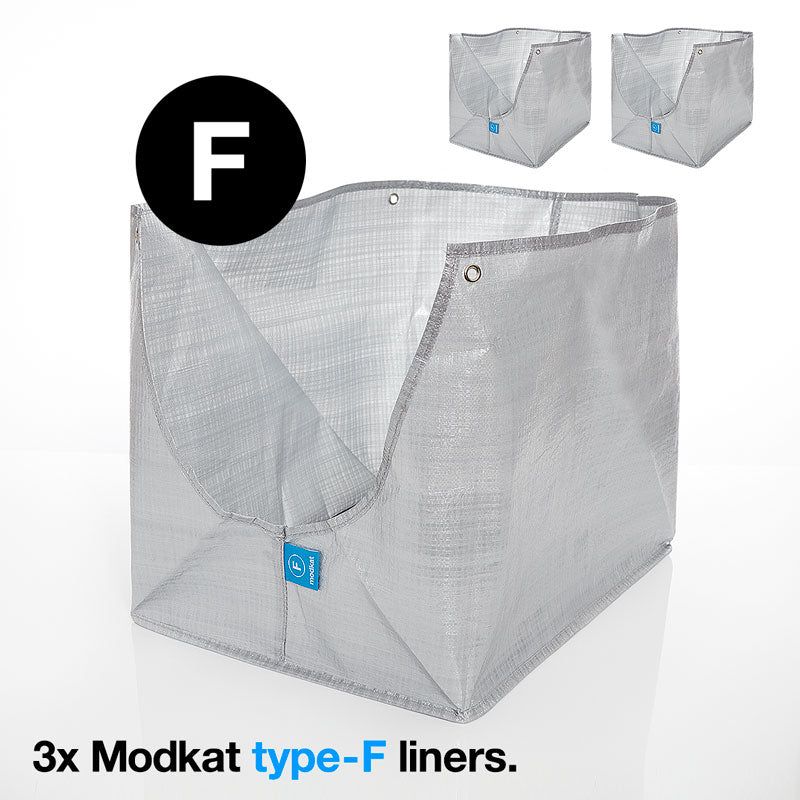 Modkat Liners 3-Pack - Tear-resistant cat litter box liners for The Modkat Flip Litter Box