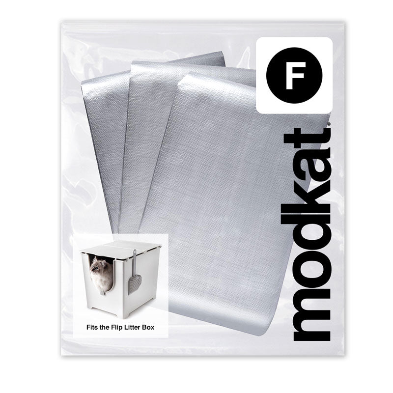 Modkat Liners Type F 3-Pack - Durable cat litter box liners with subscription option