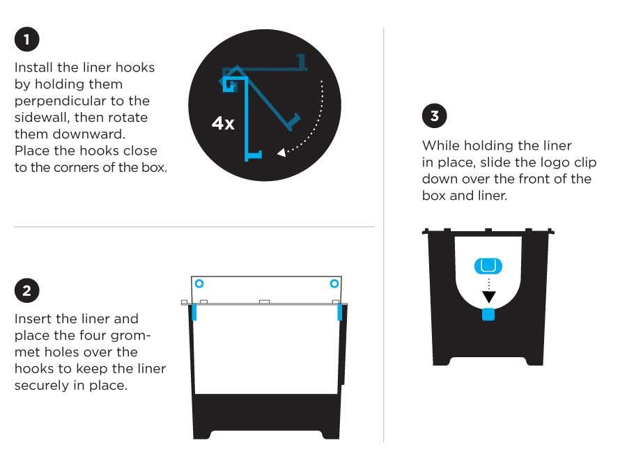Flip Clip & Hooks Pack installation instructions.