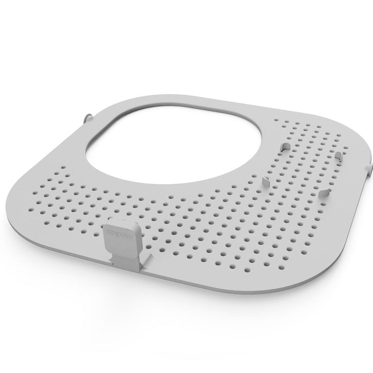 Replacement lid for the Modkat Litter Box. Incorporates the mount to accept the  the Modkat Litter Box Filter Kit (sold separately).