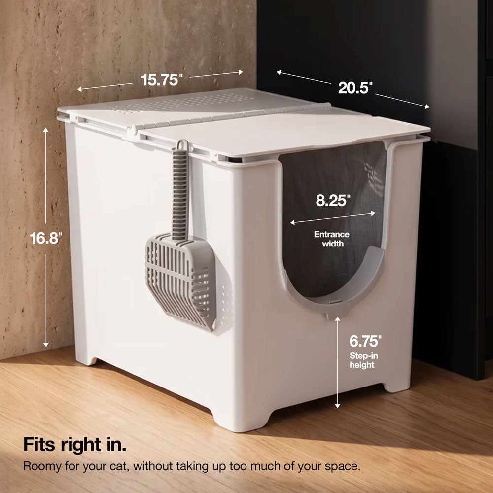 White Flip Dimensions
