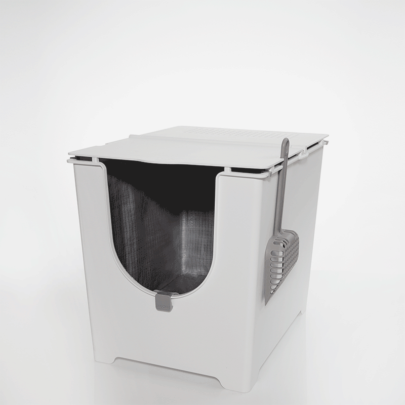 Flip Top Litter Box with Lid Modkat