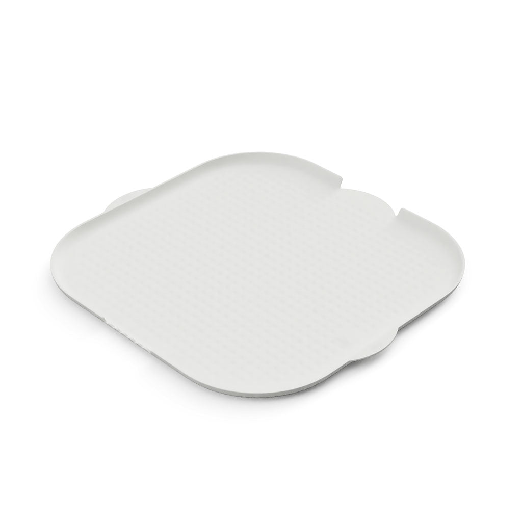 Katch Litter Mat in white color with textured surface to trap cat litter