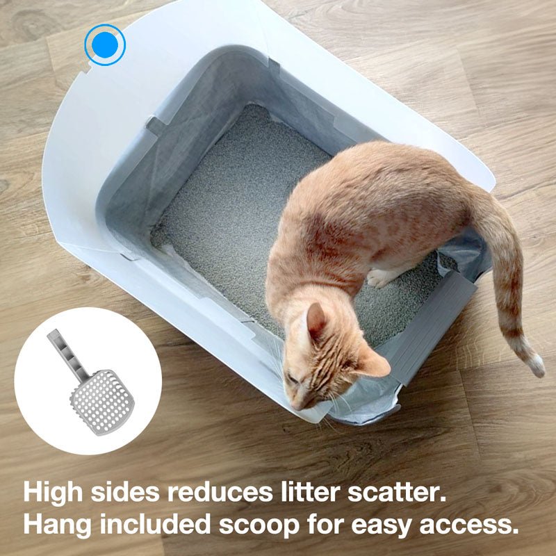 Large litter box with high sides fashion