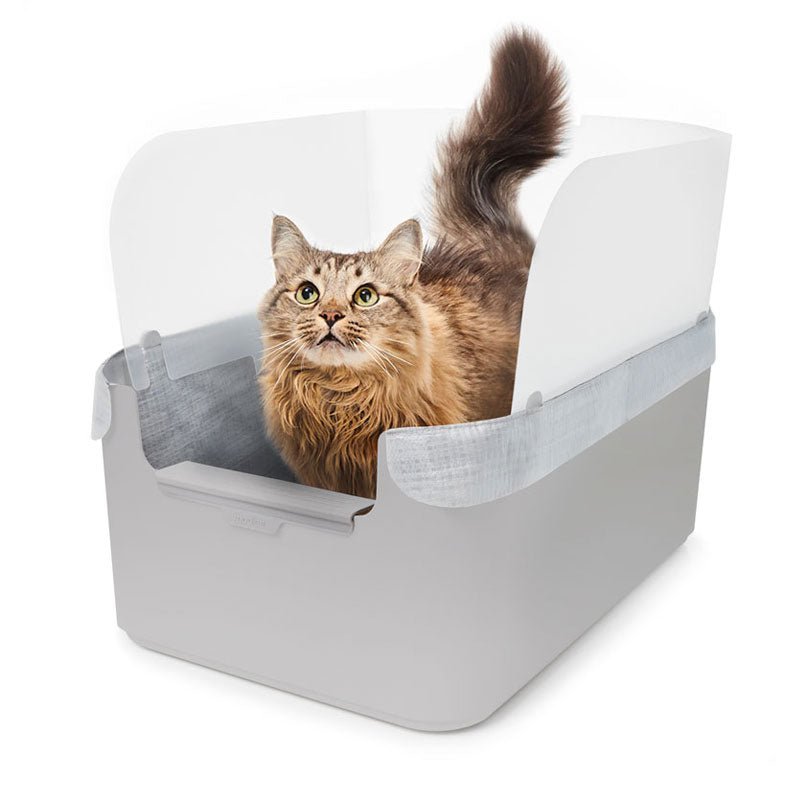 High sided litter box for large cats hotsell