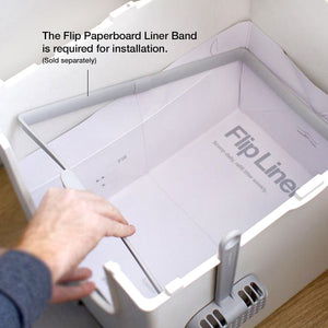 Flip Paperboard Liner Band - required for installing liner