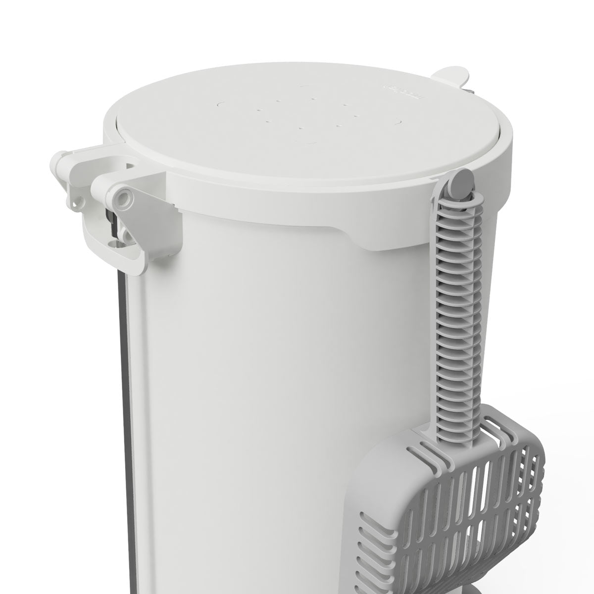 Slotted Scoop hanging on the Litter Keeper